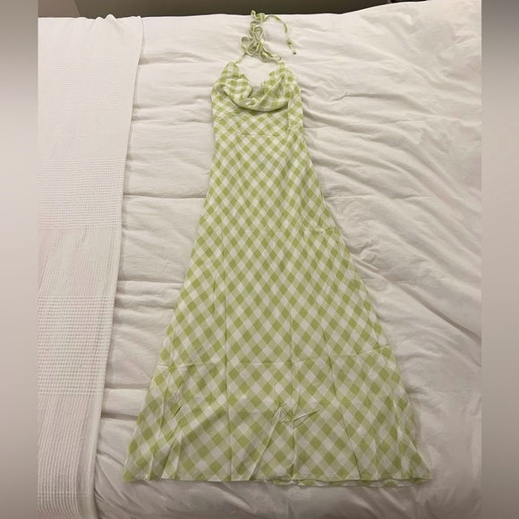 Isabelle Quinn Delilah Midi Dress Gingham Size S/M (US 6 or AU 10) NWT - Picture 10 of 14